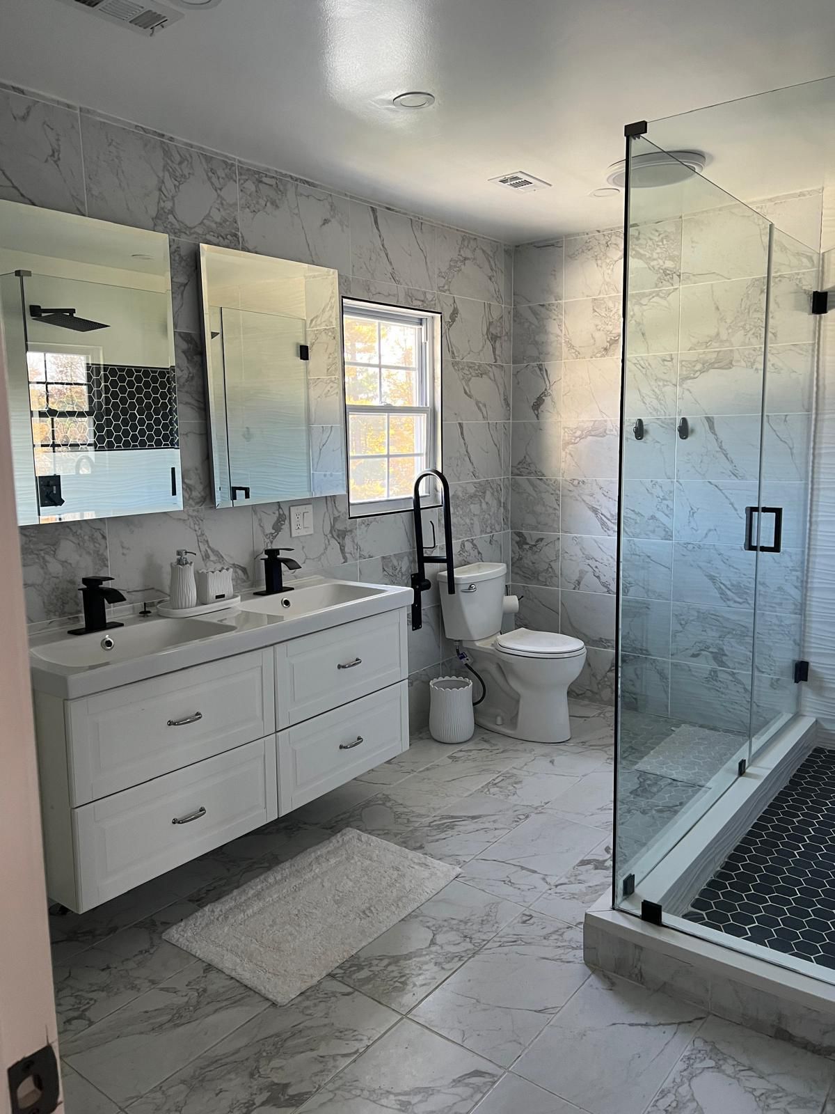 Elegant bathroom with refined finishes and clean aesthetic